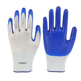 Labor Construction Working Industrial Nitrile Gloves with Logo