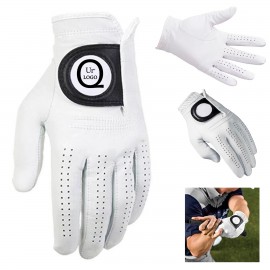 Promotional Lambskin Wear Resistant Breathable Golf Gloves