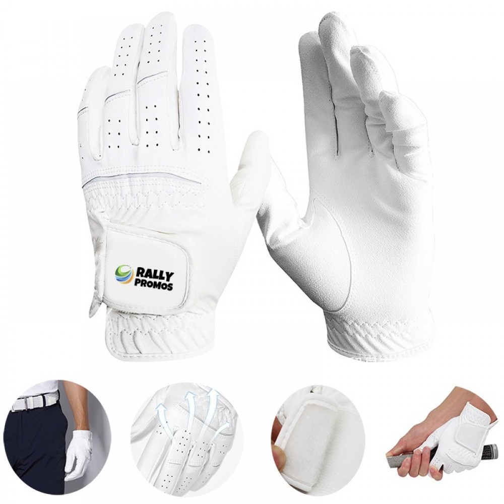 Premium Synthetic Golf Glove 1pc with Logo