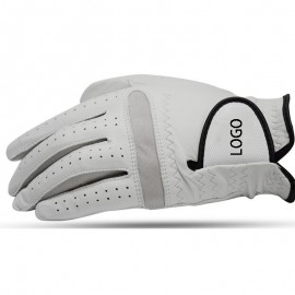 Sheep Leather Breathable Golf Gloves with Logo