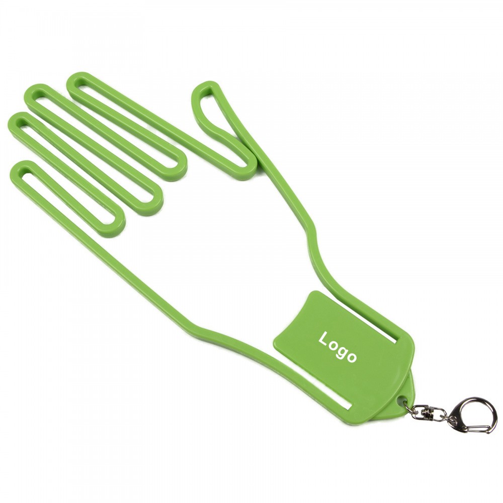 Promotional Golf Gloves Holder with Key Chain Glove Rack Dryer Hanger