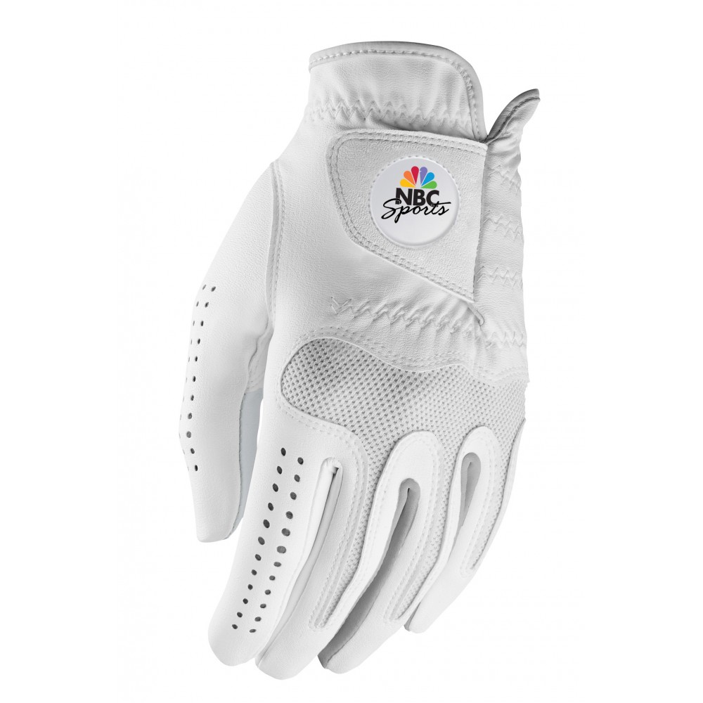 Wilson Staff Grip Soft Ladies Golf Glove - Pad Printed Tab Logo Printed Wilson Staff Grip Soft Ladies Golf Glove - Pad Printed Tab Logo Printed