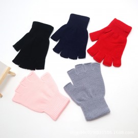 Warm Half Finger Gloves with Logo  Warm Half Finger Gloves with Logo