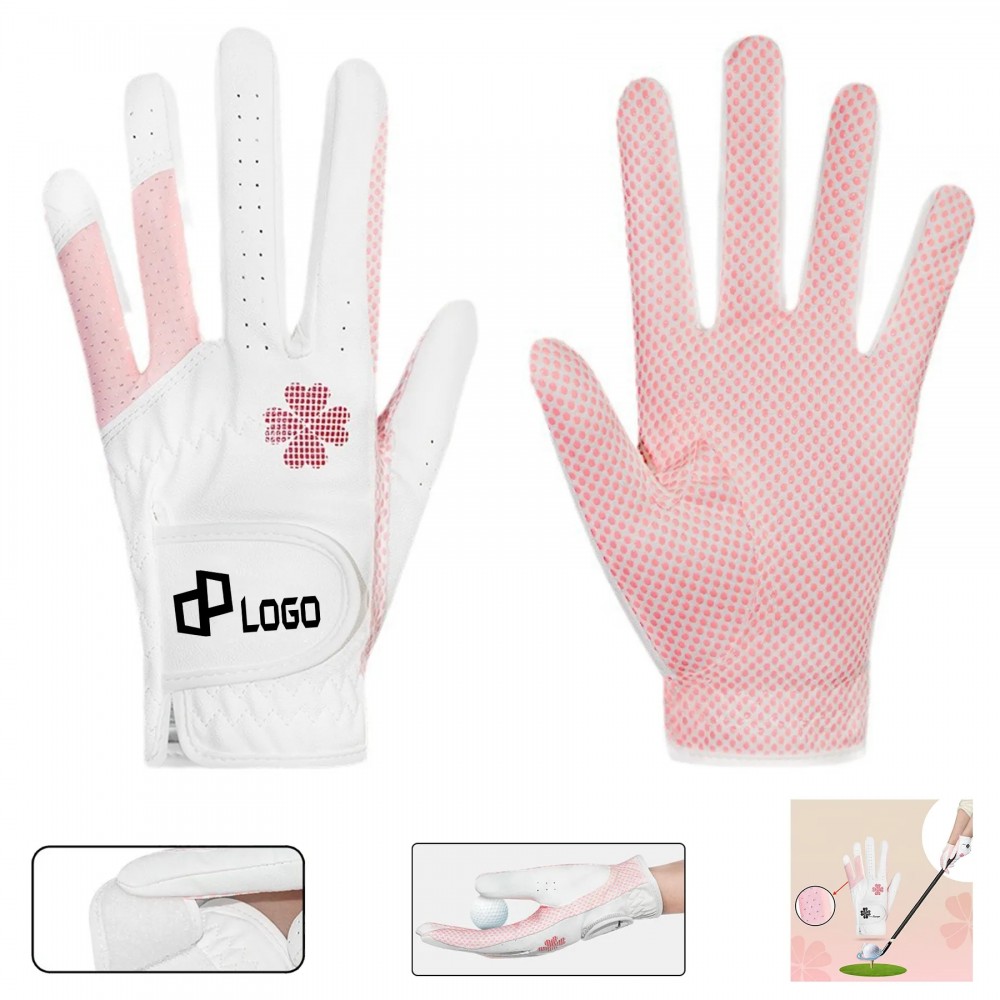 Customizable Logo Golf Gloves For Women with Logo