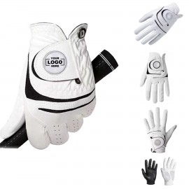 Custom Premium Lambskin Non-Slip Golf Gloves for Enhanced Performance