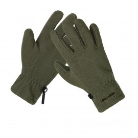 Sport Warm Fleece Gloves with Logo