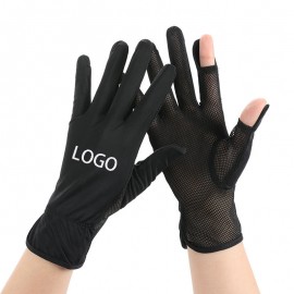 Summer UV Protection Glove with Logo  Summer UV Protection Glove with Logo