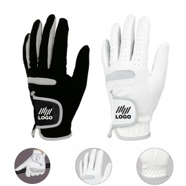 Microfiber Left Side Golf Glove with Logo