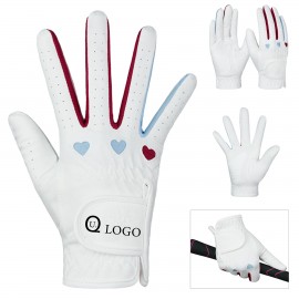Women'S Microfiber Golf Gloves Pair with Logo