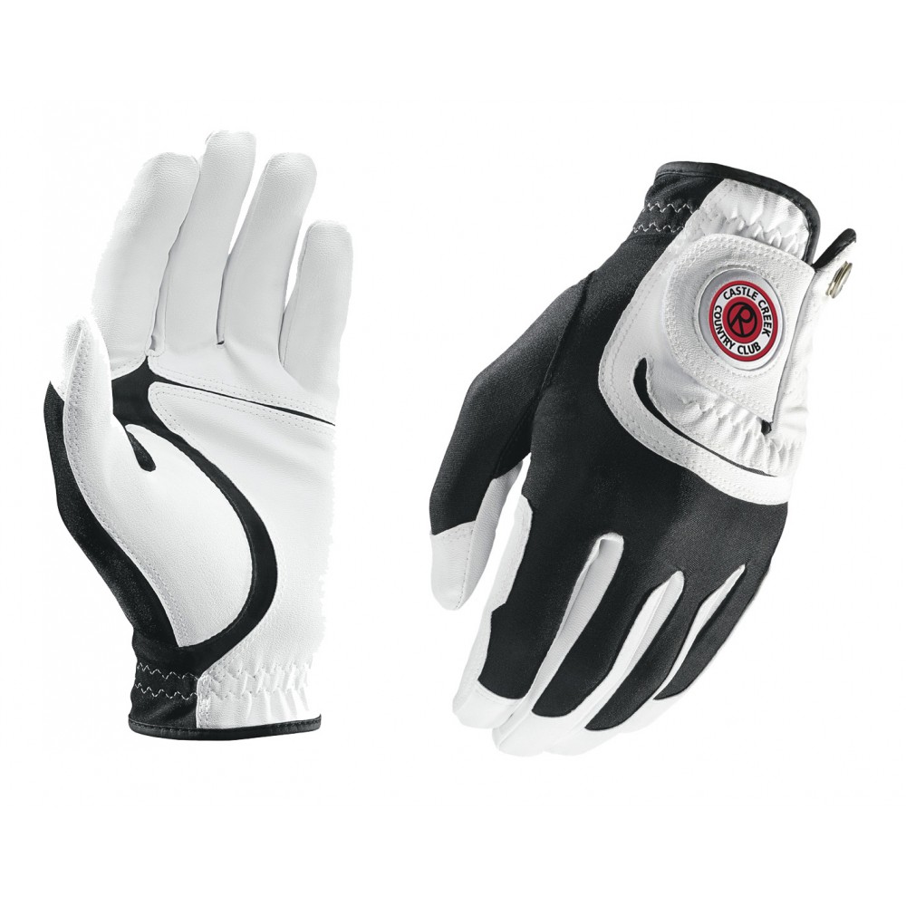Custom Imprinted Wilson Staff FIT-ALL Golf Glove - Pad Printed Tab Custom Imprinted Wilson Staff FIT-ALL Golf Glove - Pad Printed Tab