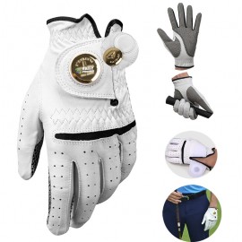Leather Golf Glove 1pc with Logo