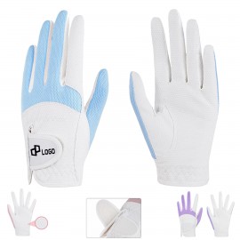 Pu Stretch Junior Golf Gloves with Logo