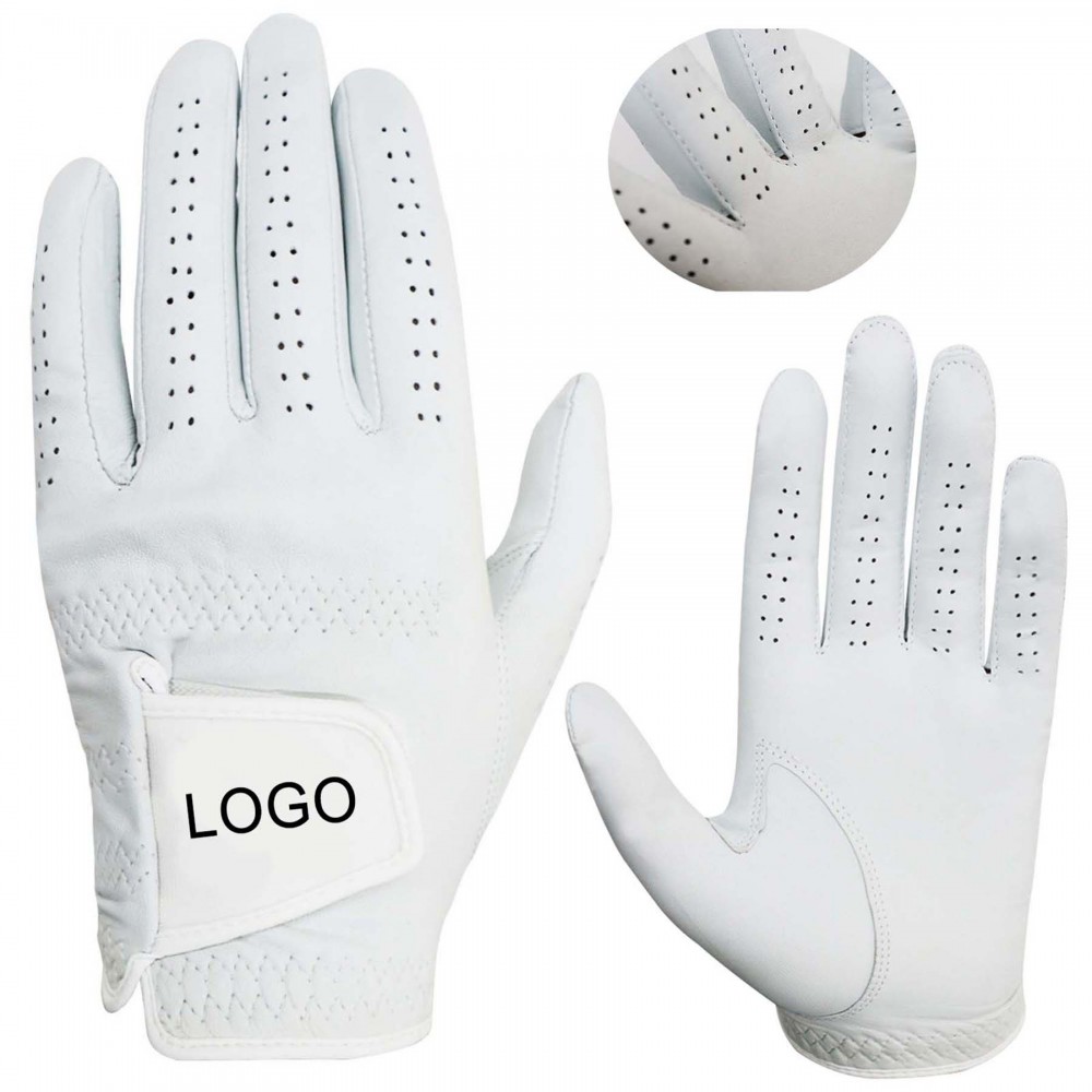 Sheepskin Golf Gloves with Logo