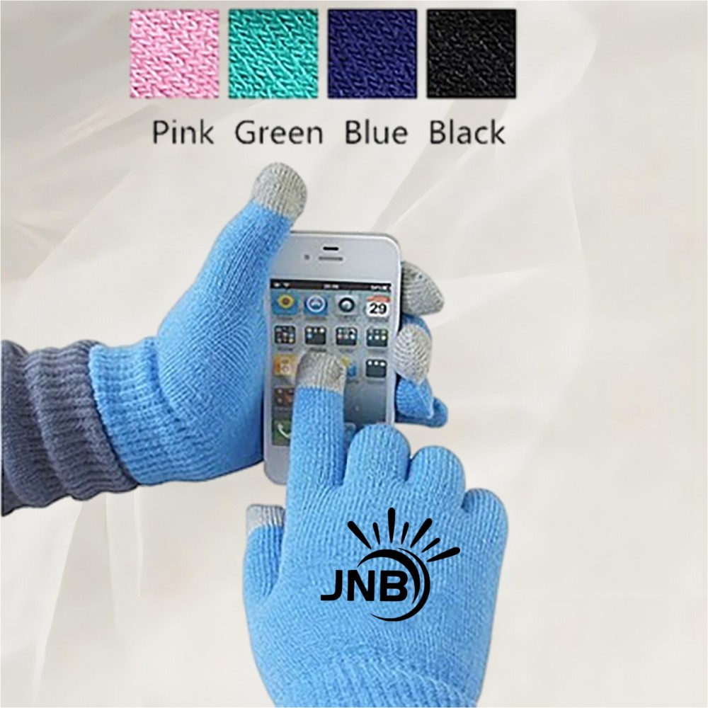 Touch-Compatible Handwear with Logo Touch-Compatible Handwear with Logo