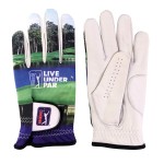 Custom Sublimated Lycra Glove with Leather Palm