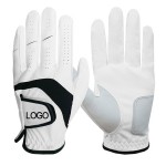 Custom Men's Anti-Slip Sheepskin Golf Glove For Left Hand