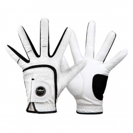 Logo Branded Deluxe Faux Leather Golf Glove  Logo Branded Deluxe Faux Leather Golf Glove