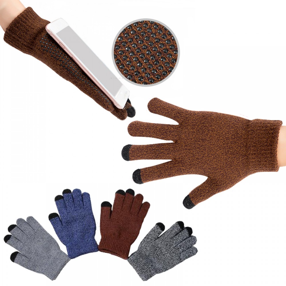 Touch Screen Anti-slip Gloves Custom Imprinted Touch Screen Anti-slip Gloves Custom Imprinted
