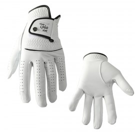 Promotional Premium Cabretta Leather Golf Glove for Men