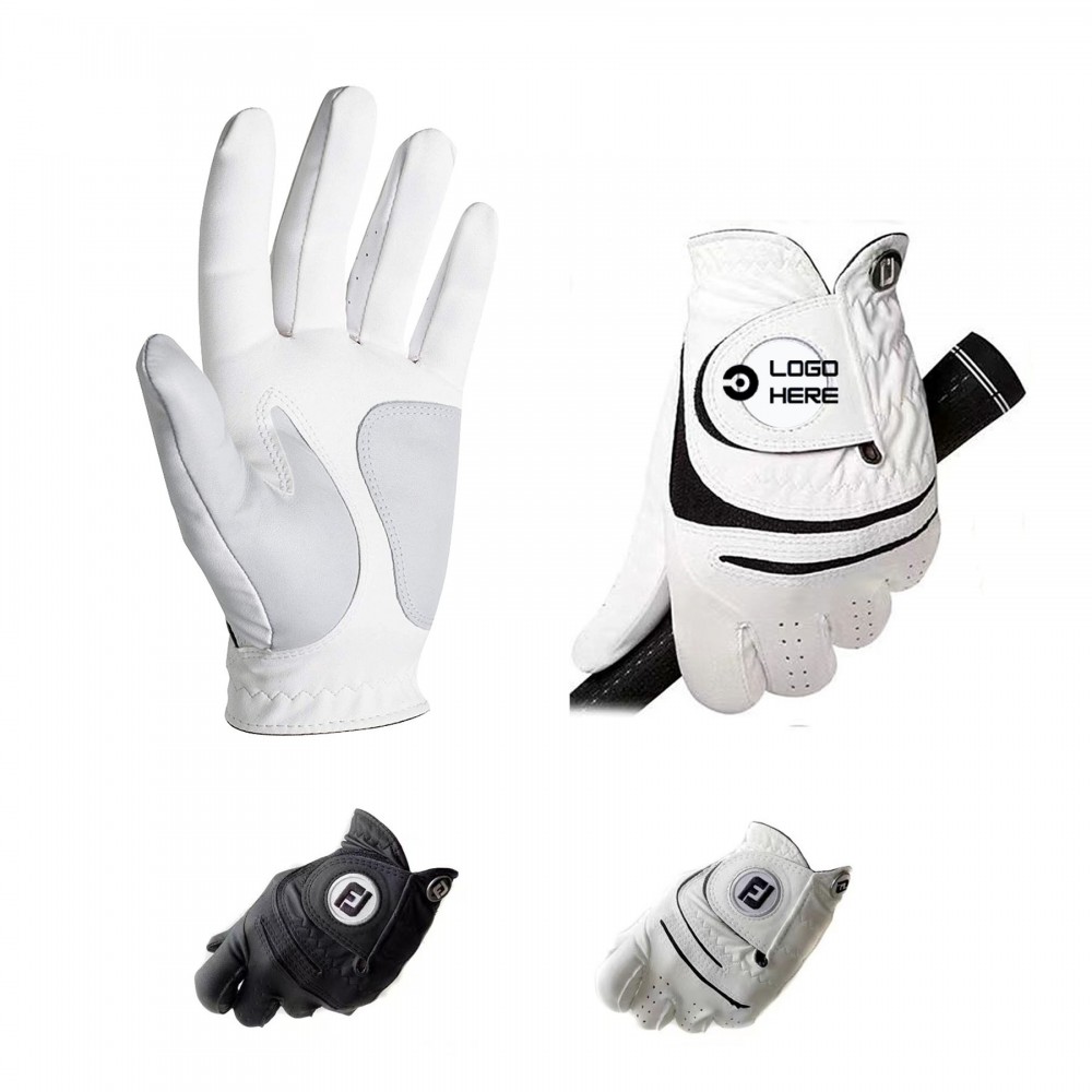 Soft Leather Golf Glove with Logo