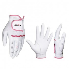Custom Women's Leather Golf Glove for Both Hands with Logo