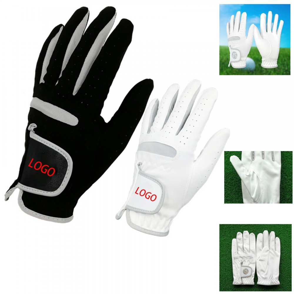 Super Fiber Fabric Golf Gloves with Logo