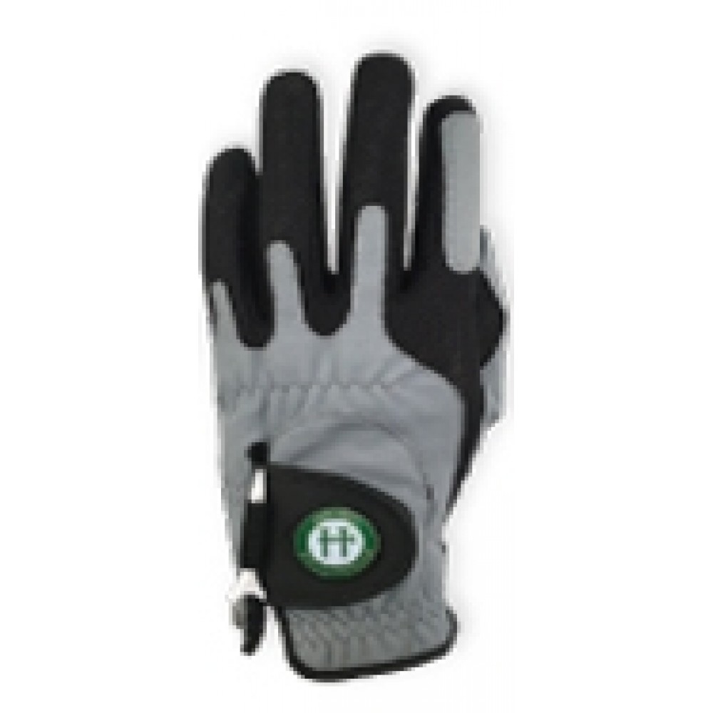 Custom Imprinted Zero Frictionâ„¢ Men's Performanceâ„¢ Gray Magnet Glove- Left Hand Custom Imprinted Zero Frictionâ„¢ Men's Performanceâ„¢ Gray Magnet Glove- Left Hand