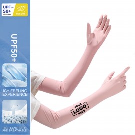 Promotional Womens Arm UV Protection Gloves with Touchscreen and Nonskid Grip