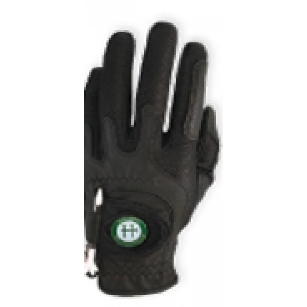 Zero Frictionâ„¢ Men's Performanceâ„¢ Black Magnet Glove- Left Hand Logo Printed Zero Frictionâ„¢ Men's Performanceâ„¢ Black Magnet Glove- Left Hand Logo Printed