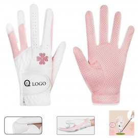 Custom Customizable Logo Golf Gloves For Women