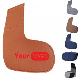 Custom Leather Golf Club Cover with Logo