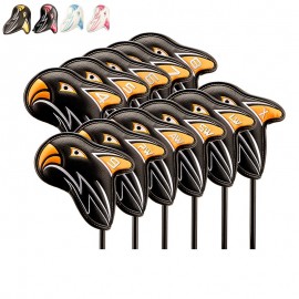 11pcs Eagle Pattern PU Golf Irons Club Head Cover with Logo