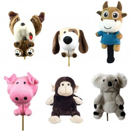 Logo Branded Animal Plush Golf Head Covers  Logo Branded Animal Plush Golf Head Covers