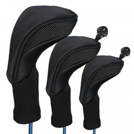 Customized Golf Driver Head Cover 3 Pcs Set