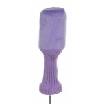 Plush Purple Golf Head Cover with Logo