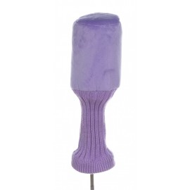 Plush Purple Golf Head Cover with Logo