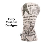 Pins and Aces Custom Driver Head Cover with Logo