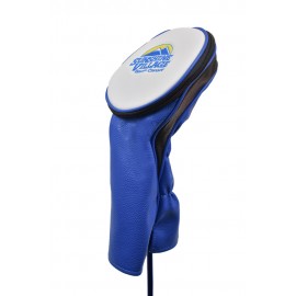 Vintage Performance Royal Blue Golf Head Cover for Driver with Logo