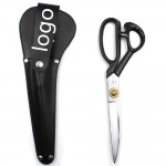Logo Branded Leather Double Edge Safety Scissor Protective Case