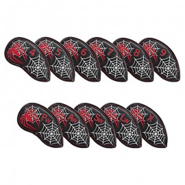 11pcs PU Golf Irons Club Head Cover with Logo