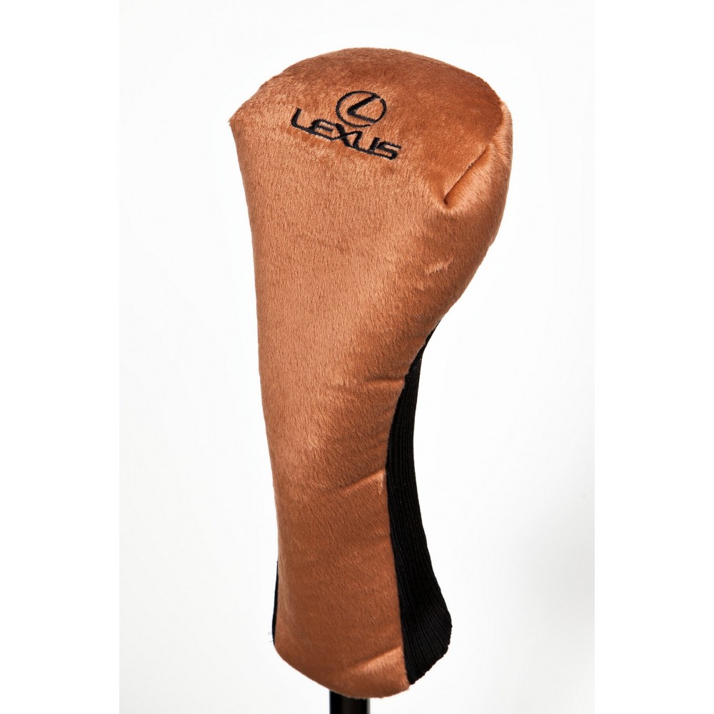 Logo Branded Contoured Fur Oversize LN Golf Club Head Cover - Fits a 460cc Driver