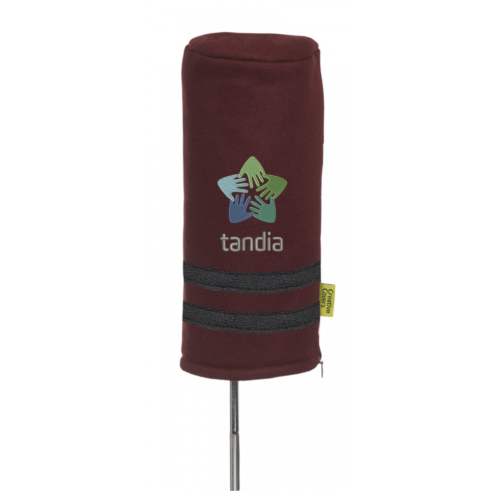 Woolies Maroon Driver Cover for Golf with Logo