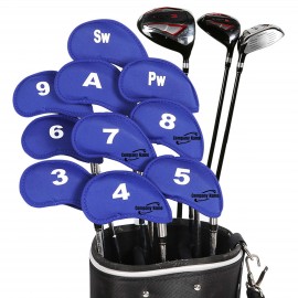 10Pcs/Set Neoprene Golf Club Iron Head Covers with Logo