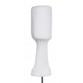 Personalized Plush White Golf Head Cover  Personalized Plush White Golf Head Cover