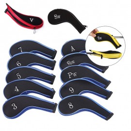Customized 10pcs Neoprene Golf Iron Club Cover