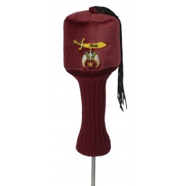 Custom Plush Golf Head Covers - Fez Hat Cover