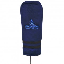 Woolies Royal Blue Driver Cover for Golf with Logo