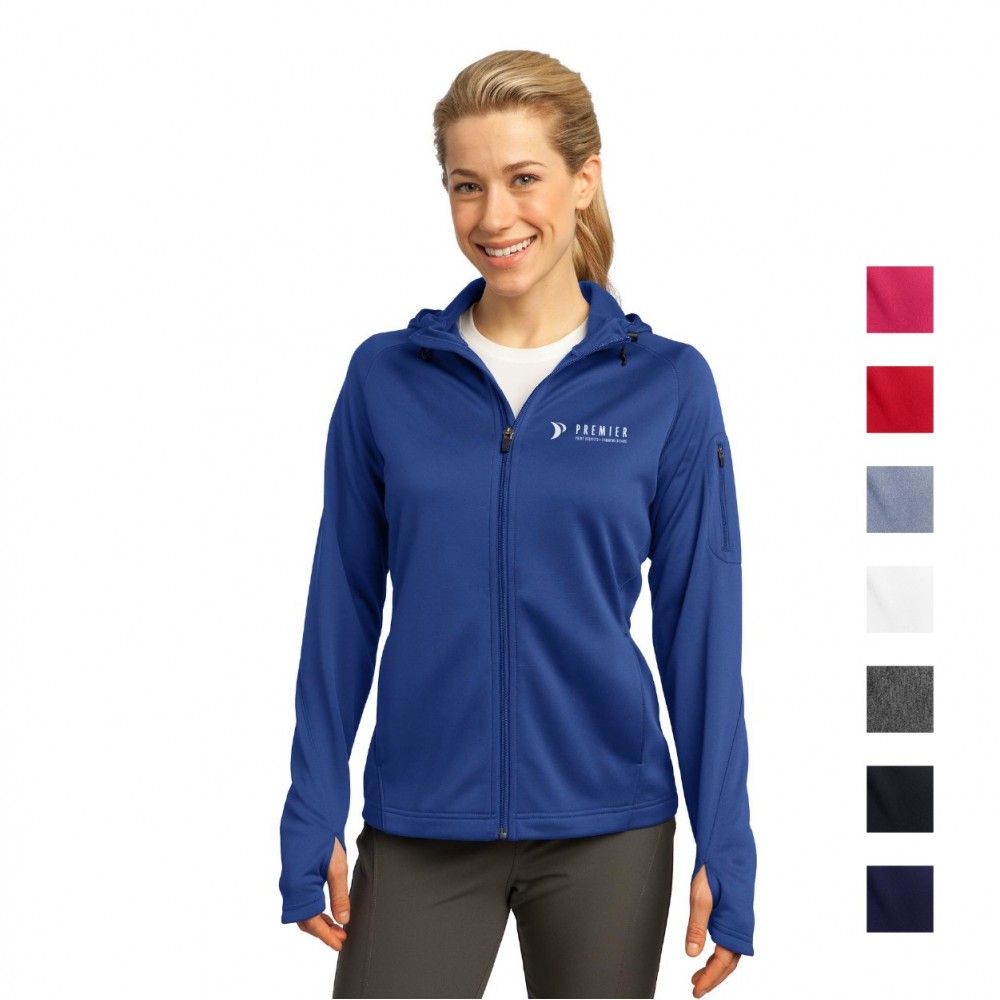 Customized Sport-Tek Ladies Tech Fleece Full-Zip Hooded Jacket