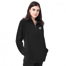 Women Micro Fleece Pullover with Logo