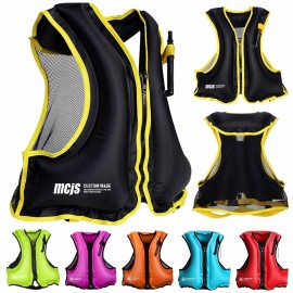 Customized Portable Inflatable Swim Vest Jackets